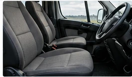 Horsebox cab interior